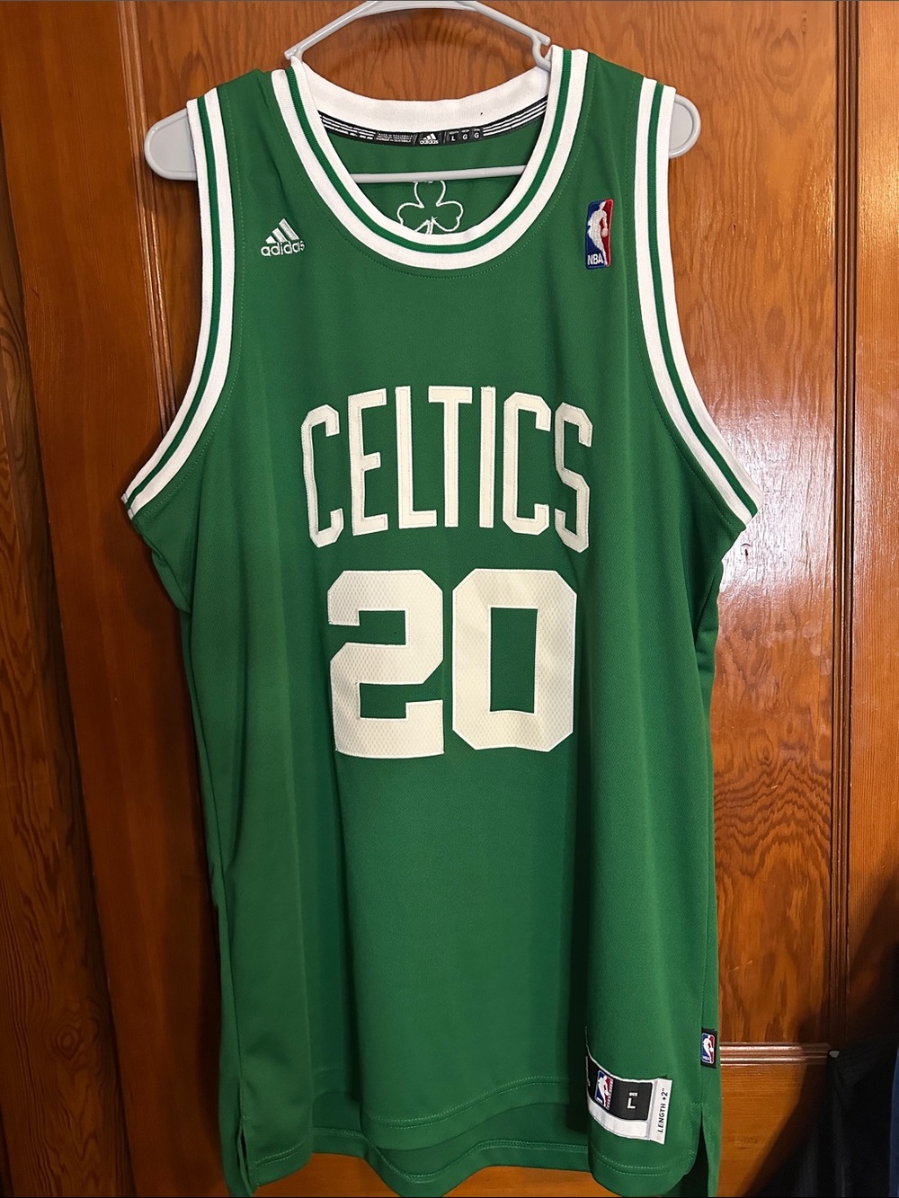 VINTAGE BOSTON CELTICS RAY ALLEN #20 ADIDAS SWINGMAN BASKETBALL JERSEY NWT